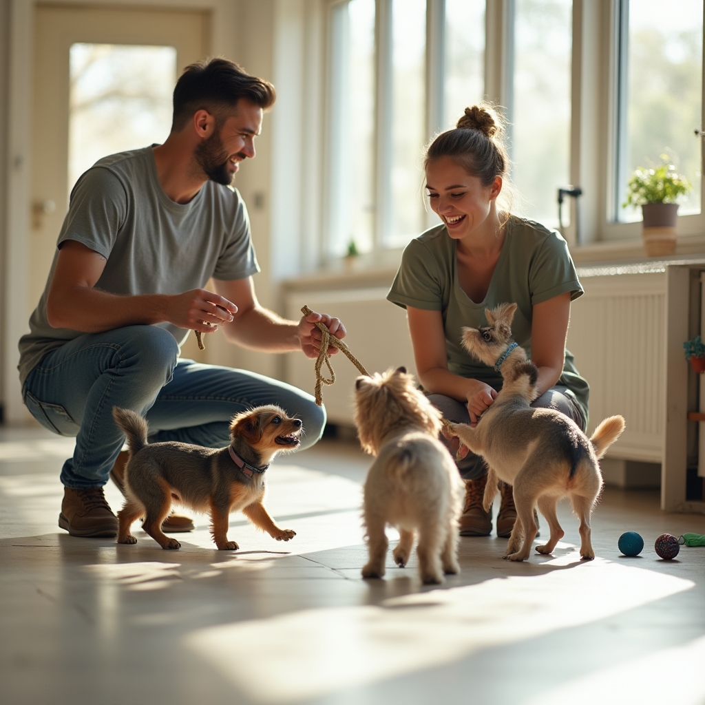 Zi tipică de voluntariat cu animale